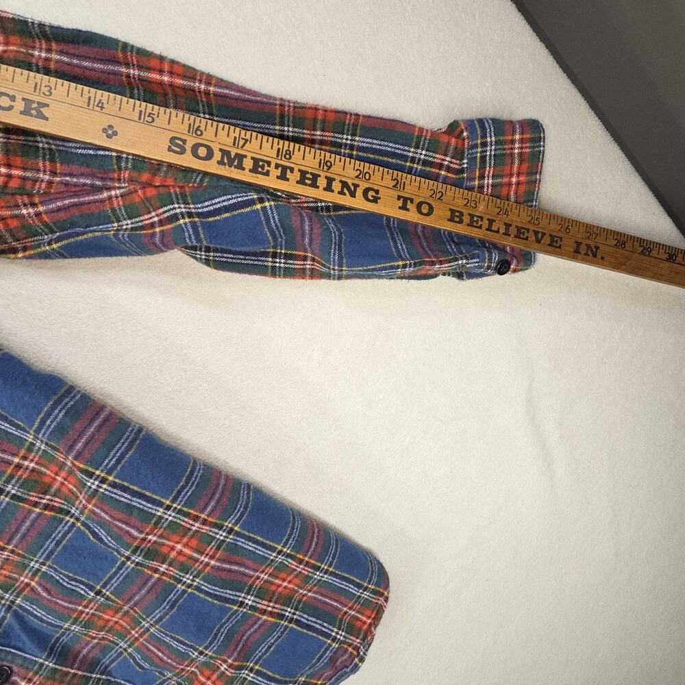 Vtg LL Bean Mens Shirt Sz XXXL Red Plaid Gorpcore Long Sleeve Gorpcore Collared - Picture 6 of 16